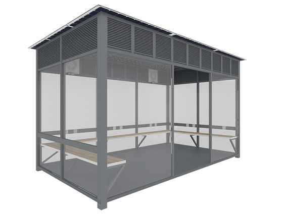 Solar Smoking Shed Solar Smoking Shed