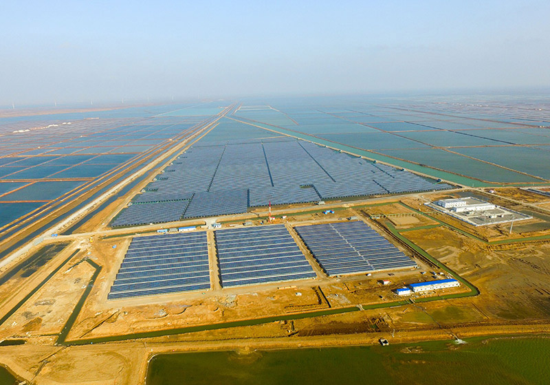 Shandong water surface photovoltaic power station case