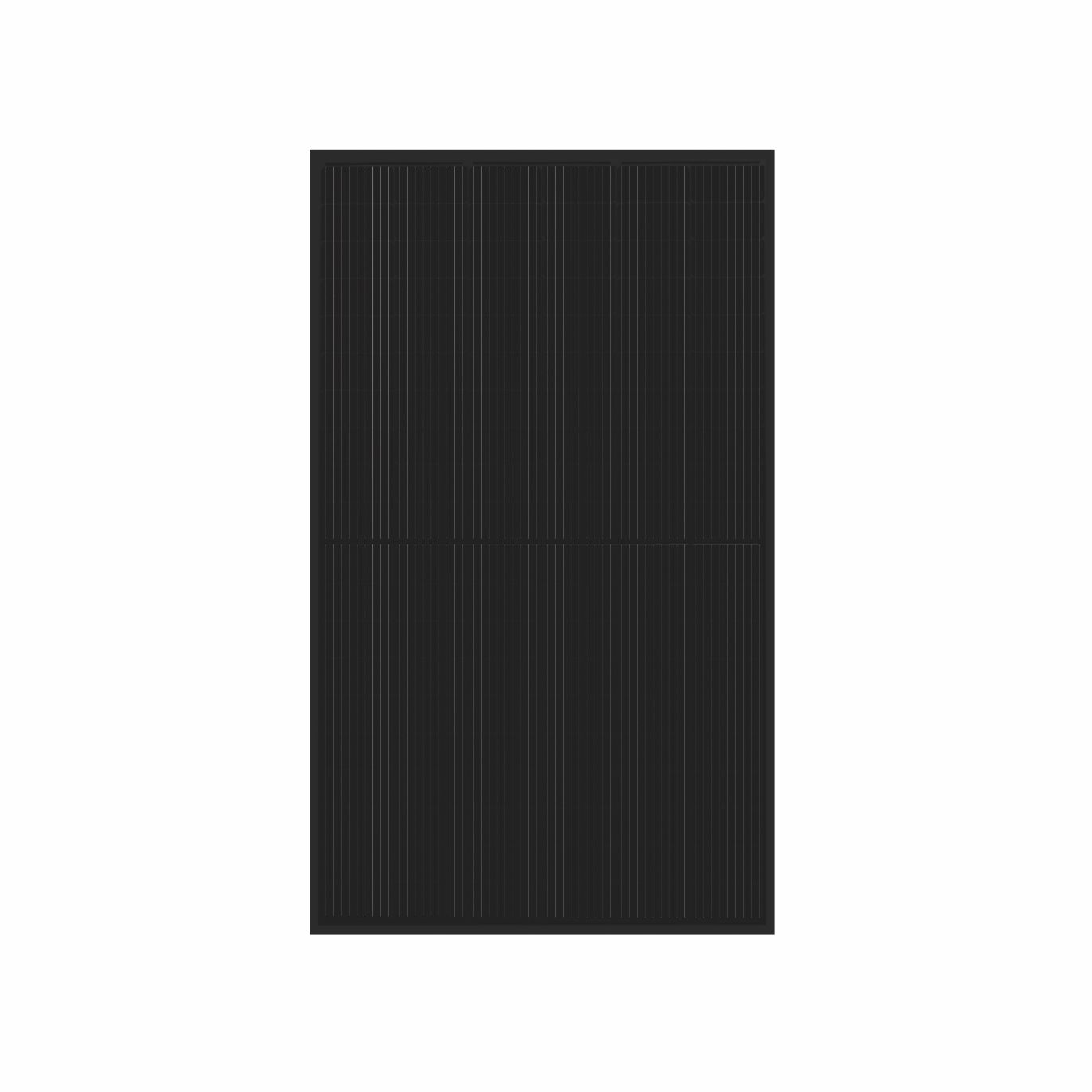 Double Glass Full Black Solar Modules 60-Layout 166mm Half-Cut