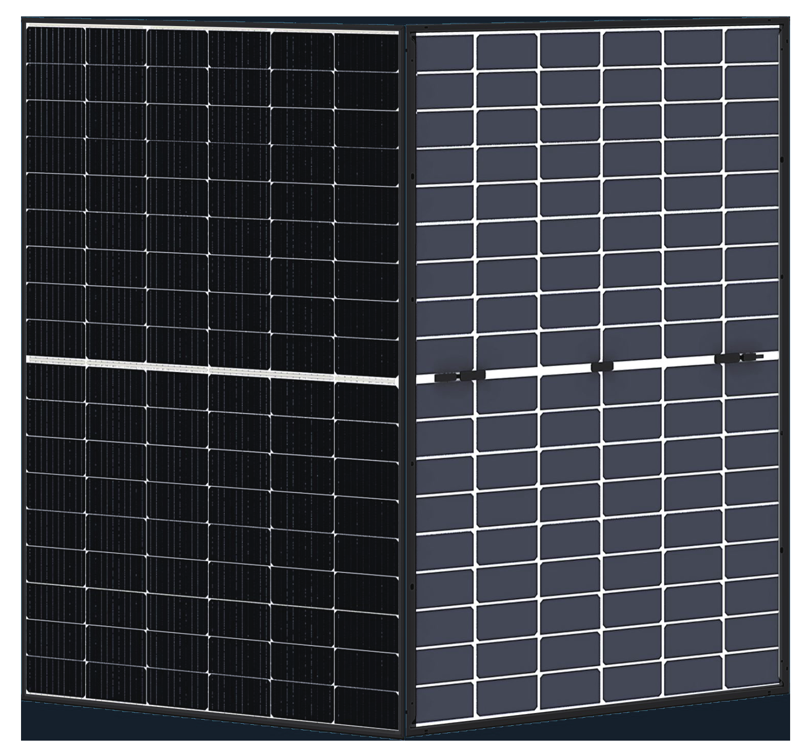 Double Glass Bifacial Mono P-type Solar Panels 395-420W
