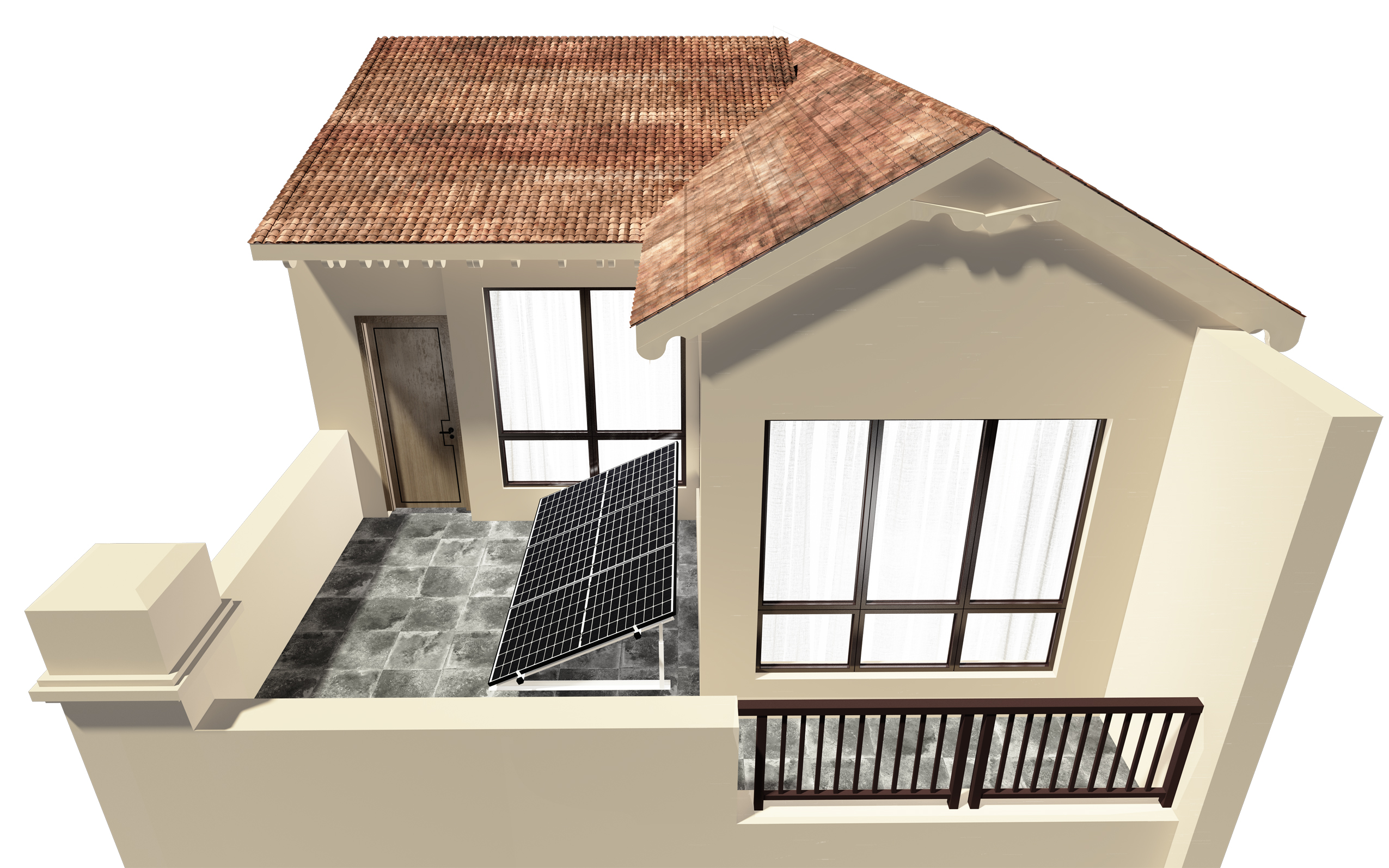 Balcony photovoltaic applications